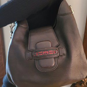 Authentic GUCCI Large Brown Leather Bag